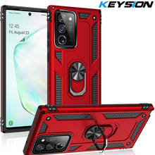 KEYSION Shockproof Case for Samsung Note 20 Ultra S20 Plus S10+ Lite Ring Stand Phone Back Cover for Galaxy A51 A71 A41 A31 A21S 2024 - buy cheap
