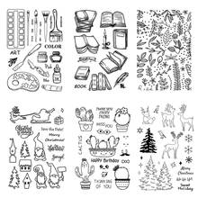 New Arrival 24 style Clear Stamps for DIY Scrapbooking Card Rubber Stamps Seals Making Album Photo Crafts Decorative Stamps 2024 - buy cheap