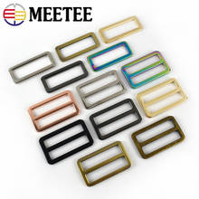 Meetee 38mm 10/20pcs Metal Ring Buckles Tri-Glide Adjust Clasp Bag Straps Slider Hook DIY Webbing Belt Buckle Adjustable Button 2024 - buy cheap