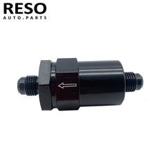 RESO-filtro de combustible AN6, negro, 30 micras, aluminio, filtro de combustible, 6 AN, Universal 2024 - compra barato