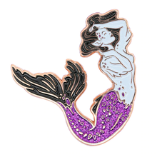 Broche de esmalte fantasia de sereia, presente de arte de conto de fadas, acessórios beautfemininos 2024 - compre barato