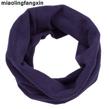 1pc cotton children scarf autumn winter girls scarf kids LIC scarf boys girls pure color collar Child O Ring Magic Neckerchief 2024 - buy cheap