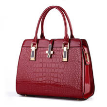 SHUNVBASHA pu leather bag ladies 2017 crocodile pattern Women messenger bags handbags woman famous brand designer high quality 2024 - buy cheap