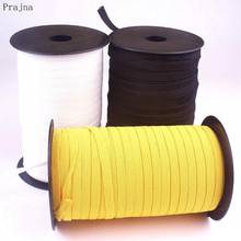 3/6/MM5Yards White black Yellow Flat Elastic Bands Elastic rubber band wedding Garment elastic tape for DIY sewing Stretch Rope 2024 - buy cheap