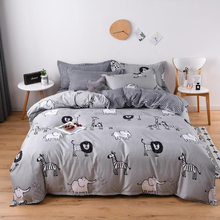 Solstice Cartoon Banana Leaf Style Comforter Bedding Sets Duvet Cover Bed Sheet Pillowcase Bed Linen Boy Girl Child Bedclothes 2024 - buy cheap