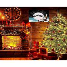 Christmas Paintings No Numbers For Adults DIY Craft Kits Acrylic Paint On Canvas With Framed Coloring By Numbers Decoration Wall 2024 - buy cheap