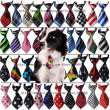 50pc/lot Factory Sale New Colorful Handmade Adjustable Pet Dog Ties Pet Bow Ties Cat Neck ties Dog Grooming Supplies 2024 - buy cheap