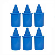 Cartucho de reposição para filtro de água, 6 peças de ph 8-10 recargas de 3,5l de água mineral alcalina wellblue 2024 - compre barato