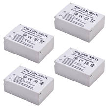 Batería de iones de litio Akku para cámara Canon PowerShot G10, G11, G12, SX30IS, accesorios de cámara, 4 × 7,4 V, 1800mAh, NB-7L NB7L, NB 7L 2024 - compra barato