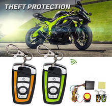 Sistema de alarme anti-roubo para motos, alarme de segurança para motocicletas, scooter, moto, bidirecional, controle remoto, chave fob 2024 - compre barato