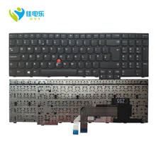 Клавиатура для ноутбука OVY UK для LENOVO E470 E475 E470C E570 E570C E575 01AX104 01AX064 01AX068 2024 - купить недорого