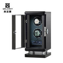 New Arrival Black Double Watch Winder for automatic watches Automatic Double Watches box Jewelry Watch Display Box 2024 - buy cheap
