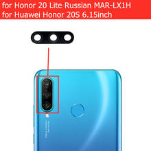 Huawei-acessórios para câmera de celular, 2 peças, para câmera traseira, honor 20s/honor 20 lite, com lente de vidro e tamanhos de 6.15 polegadas 2024 - compre barato