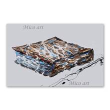 Children's Room Decorative Canvas Picture Knife Thick Acrylic Oil Painting Art Hand Painted No Frame Wall Hangings Artwork Panel 2024 - buy cheap