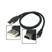 Cable de carga de datos, adaptador Usb 2,0 A macho A Mini 5 Pin B, la mejor longitud negra de 80/100 Cm, Cable de extensión Usb 2024 - compra barato