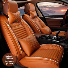 Cubierta de cuero para asiento de coche, conjunto completo de asientos de lujo para land Rover Freelander/Rang Rover Velar/Defender 90/LR2/Evoque Convertible, 5 unidades 2024 - compra barato