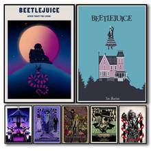 27 Designs Beetlejuice Whitepaper Poster Alternative Art Painting Funny Wall Sticker for Coffee House Bar 2024 - buy cheap