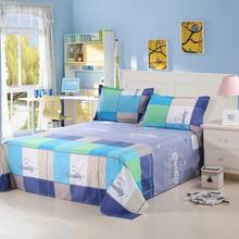 Floral Printing Flat Sheet for Single Double Children Adults Bedroom Aloe Cotton Bedding Sheet Use Flat Bed Sheet No Pillowcase 2024 - buy cheap