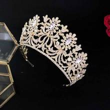 New Bridal Wedding Tiara and Crowns Rhinestone Headbands for Women Fashion Desinger Bride Noiva Hair Jewelry mujer 2020 FORSEVEN 2024 - buy cheap