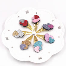 1PCS  New Popular Children Hair Accessories Barrette Girls Double Hearts Hairpins Kids Birthday Hair Clip Gifts 2024 - buy cheap