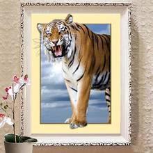 Tiger-pintura de diamante 5D DIY, manualidades con punto de cruz, bordado, decoración del hogar, regalo, arte de pared, decoración del hogar 2024 - compra barato