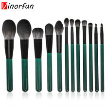 12pcs Makeup Brushes Set  Foundation Powder Blush Eyeshadow Wood Handle Concealer High Quality Make Up Brush  Beauty Tools 2024 - buy cheap