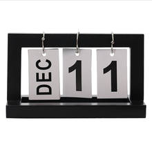 Blesiya Flip Chart Card Number Perpetual Desk Calendar for Home Office Decor 2024 - buy cheap