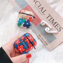 Art Flower Earphone Case For Apple Airpods 2 1 Air Pods Cases Cute Luminous Vintage Floral Cover For AirPod Pro Protector Shell 2024 - buy cheap