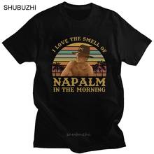 Vintage I Love The Smell Of Napalm In The Morning T Shirt Men Short Sleeved Cotton Apocalypse Now T-shirr Bill Kilgore Tee Tops 2024 - buy cheap