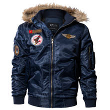 Rmy-Chaqueta Bomber de marca de moda para hombre, abrigo grueso de lana para motocicleta, militar, de piloto, prendas de vestir exteriores de carga 2024 - compra barato