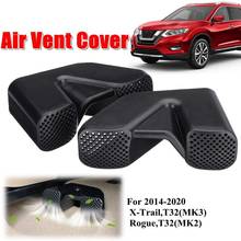 1 Pair Car Air Condition Outlet Vent Grilles Covers Front Seat AC Heater Floor Vent Protector for Nissan X-Trail T32 Qashqai 2024 - buy cheap