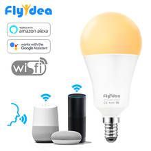 Bombilla LED inteligente E14, lámpara de mesa con Control remoto por voz, Wifi, 15W, AC100V, 220V, Alexa y Google Home 2024 - compra barato