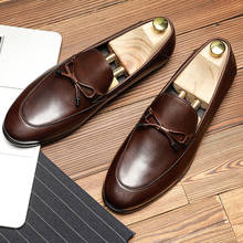 Phenkang couro masculino sapatos casuais de verão sapatos masculinos mocassins deslizamento no café mocassins de couro genuíno dos homens sapatos de condução 2024 - compre barato