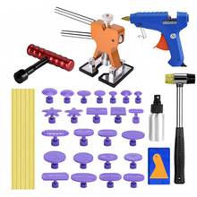 40w Hot Melt Glue Gun Hot repair hammer Dent Pullers Glue Tabs lifter Dent Removal Kit 24pcs tabs 2024 - buy cheap