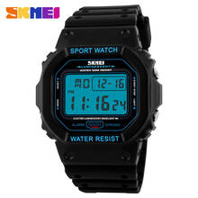 Уличные спортивные часы мужские многофункциональные часы будильник Chrono 5Bar водонепроницаемые цифровые часы reloj hombre SKMEI 2024 - купить недорого