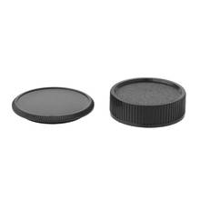 Tapa de lente trasera/tapa de cuerpo, montaje de tornillo para Universal 39mm Leica M39 L39 negro 2024 - compra barato