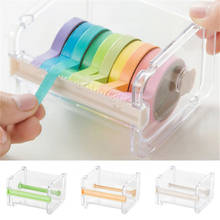 1 PC Japanese Stationery Masking Tape Cutter Washi Tape Storage Organizer Cutter Office Tape Dispenser Office Supplies Hot Sale 2024 - buy cheap