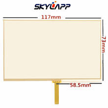 5''Inch TouchScreen 117mm*73mm for LMS500HF01, LMS500HF05, LMS500HF06 Resistance Handwritten Touch Panel Screen Glass Digitizer 2024 - buy cheap