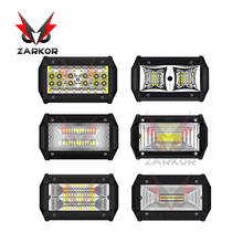 Zarkor 5Inch Car LED Light Bar Mini Work Light 36W 54W 72W 84W Combo Waterproof 4x4 off road Atv led bar lights for trucks 24V 2024 - buy cheap