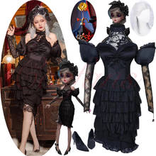 Juego Identity V Cosplay Vera Nair Deadly Gentleness disfraz nueva piel negra Noble vestido Sexy uniforme mujer disfraz de Halloween 2024 - compra barato