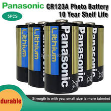 Panasonic-batería de litio Original para medidor de cámara, de 3v pila seca, 1550mAh, CR123, CR 123A, CR17345, 16340, cr123a, 5 uds. 2024 - compra barato