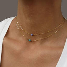 Gold Choker Turquoise Gold Necklace Dainty Choker Gold Choker  Dainty  Gold Chain Choker 2024 - buy cheap