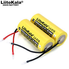 Liitokala 26650 5100mAh high Capacity Li-ion 3.7v Rechargeable Battery 20A Discharge 3.6V Power batteries + DIY Cable 2024 - buy cheap