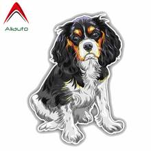 Aliauto-pegatina reflectante impermeable para coche, calcomanía de PVC de alta calidad, sentado Cavalier King, Charles Spaniel, perro de raza, 15cm x 11cm 2024 - compra barato