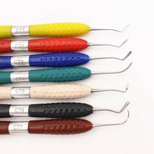 7Pcs/Set Wholesale Dental Filler Dresser Composite Plated Aesthetic Repair Kit Shaper Knife Restoration Thick Handle Resin 2024 - buy cheap