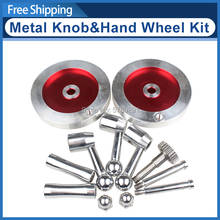Puxador de metal e kit de roda de mão/sieg c2/c3/sc2/cj0618 botão/s/n: 10001 2024 - compre barato