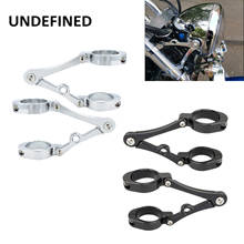 Motorcycle 39-41mm Headlight Bracket Mount Tube Front Fork Clamp For Harley Dyna Softail Sportster XL883 Cafe Racer Universal 2024 - купить недорого