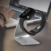 Floveme metal alumínio carregador titular para apple watch suporte de carregamento suporte berço para apple watch 2 3 suporte de relógio inteligente 2024 - compre barato