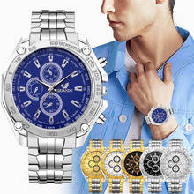 ORLANDO Men Watches Luxury Stainless Steel Quartz Wristwatches Male Gift Clock Relogio Masculino 2024 - buy cheap