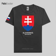 Camiseta de algodón 100% para hombre, camisa deportiva a la moda, de la República Eslovaca, Eslovaquia, SVK, slovenskoda, nueva 2024 - compra barato